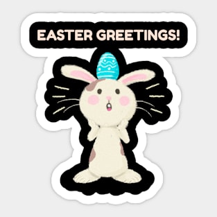 Easter Greetings Sticker